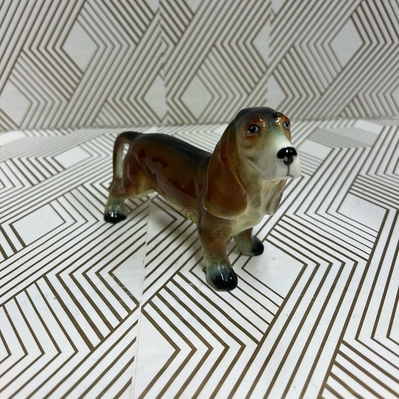 Vintage MCM Hound Dog Ceramic Figurine - Picture 3 of 11